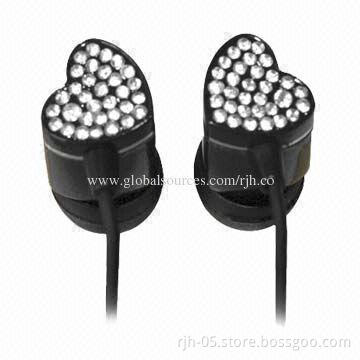 MP4 Crystal Bling Earbuds
